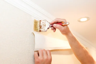Pose de papier peint à Chauvry — revêtements muraux et toiles de verre